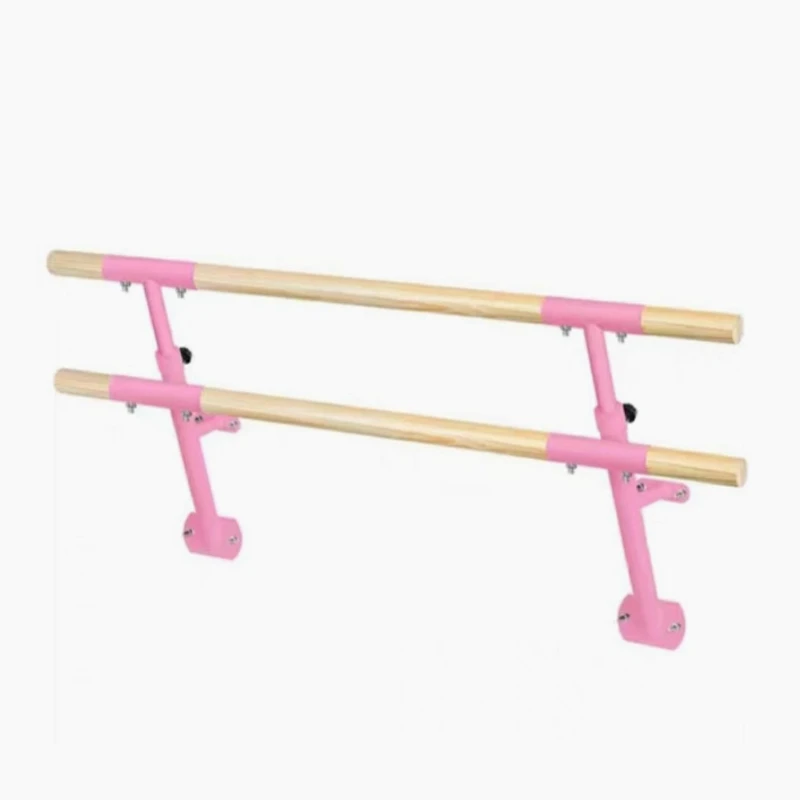 Double Wall Mounted Solid Wood Dance Pole